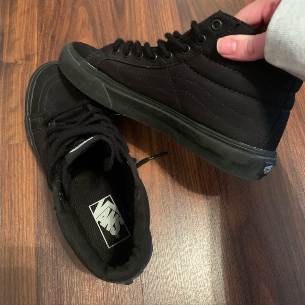 Black high top vans